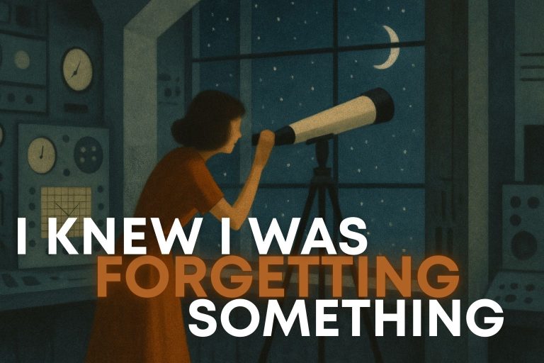 i knew i was forgetting something